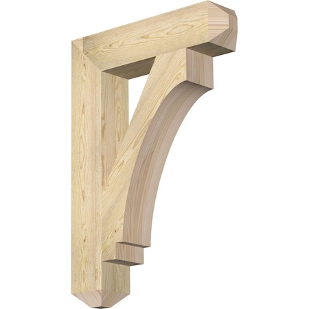 Ekena Millwork Imperial Craftsman Rough Sawn Bracket, Douglas Fir, 6"W x 28"D x 40"H BKT06X28X40IMP04RDF